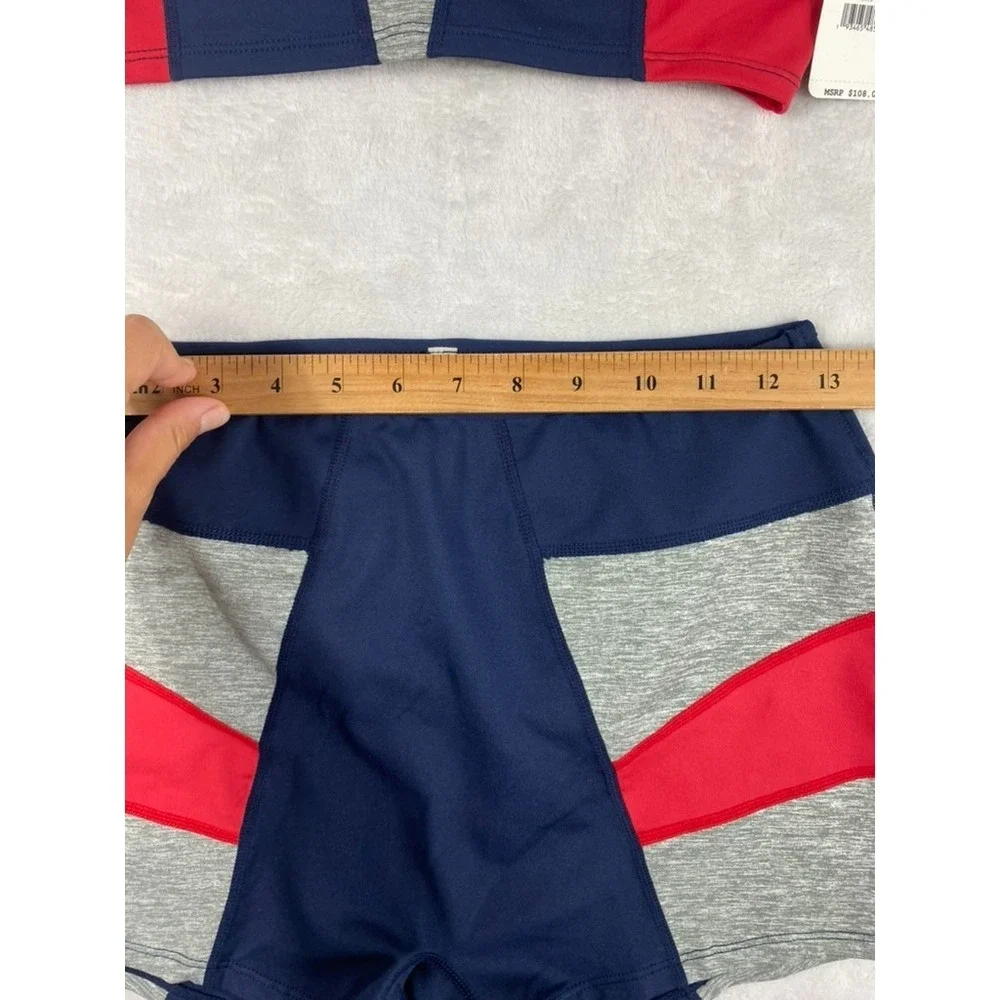 NWOT Free People Movement Six Pack Set Sz M Crop Top Shorts Yoga Run Gym Active
